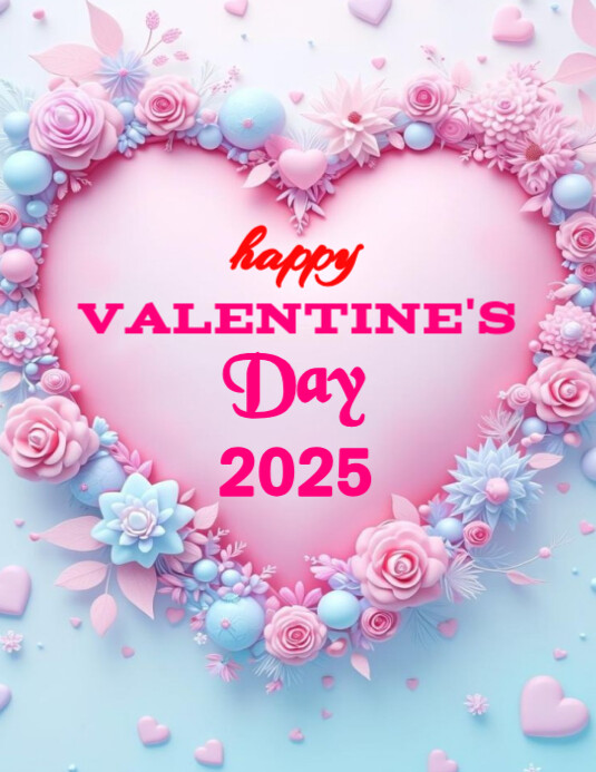 Happy Valentine S Day 2026 Template Happy Valentine`s Day 2026 Design Template Screen 